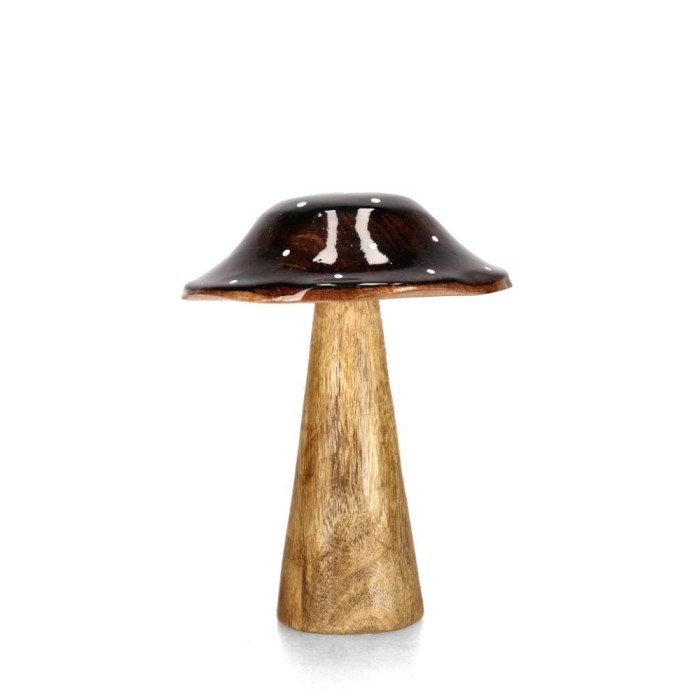 FUNGO JASPER STAND MARRONE H.15